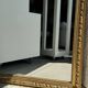 Large gilded mirror with acanthus leaf pediment H150 L98
