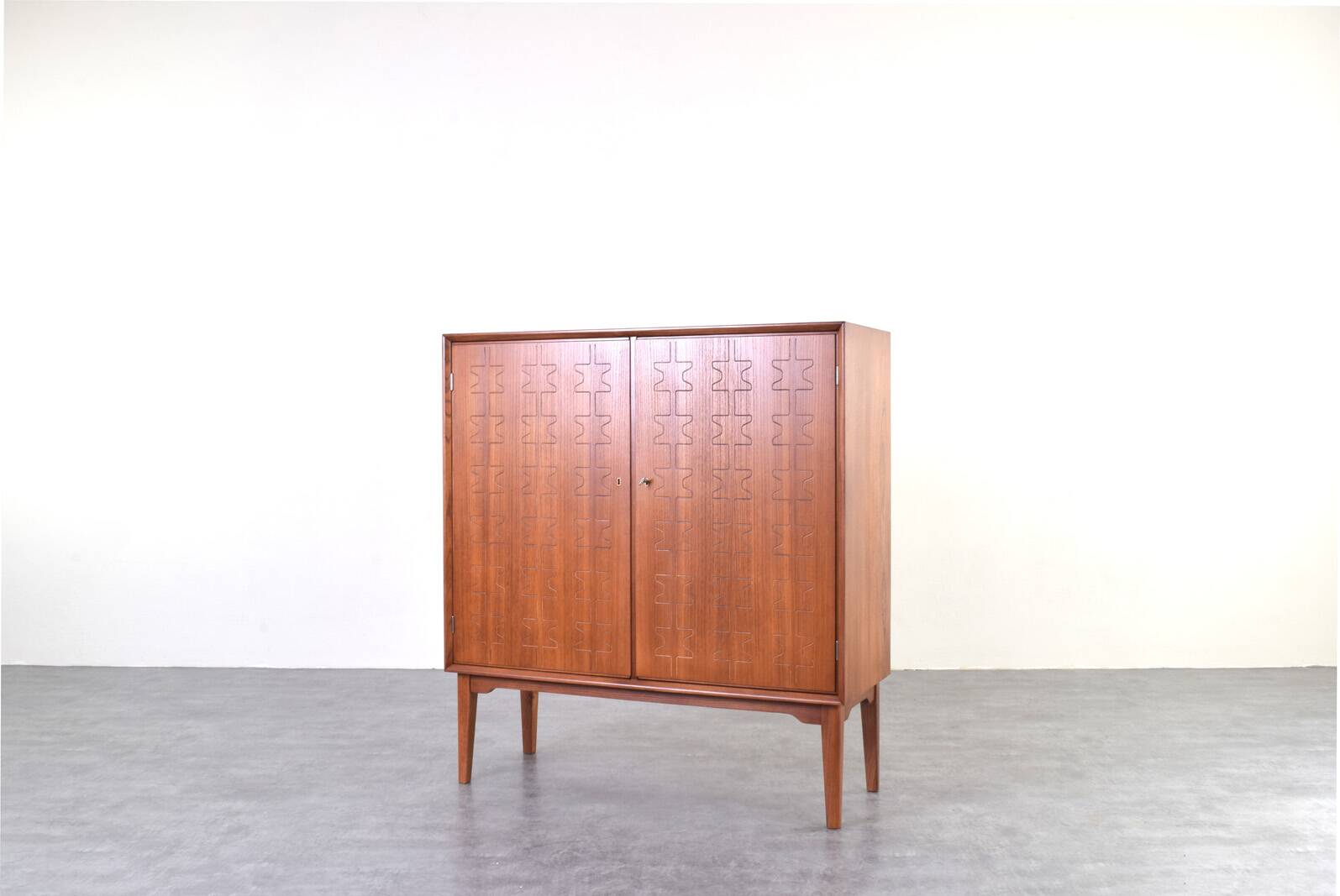 Mid-Century Teak Highboard by Rastad & Relling for Eidsfjord Møbelfabrikk