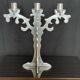 Removable stainless steel metal chandelier 3 branches
