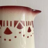 Luneville earthenware pitcher