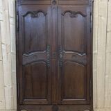 Façade d'armoire en chêne XVIIIème