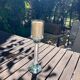 Crystal tealight candle holder