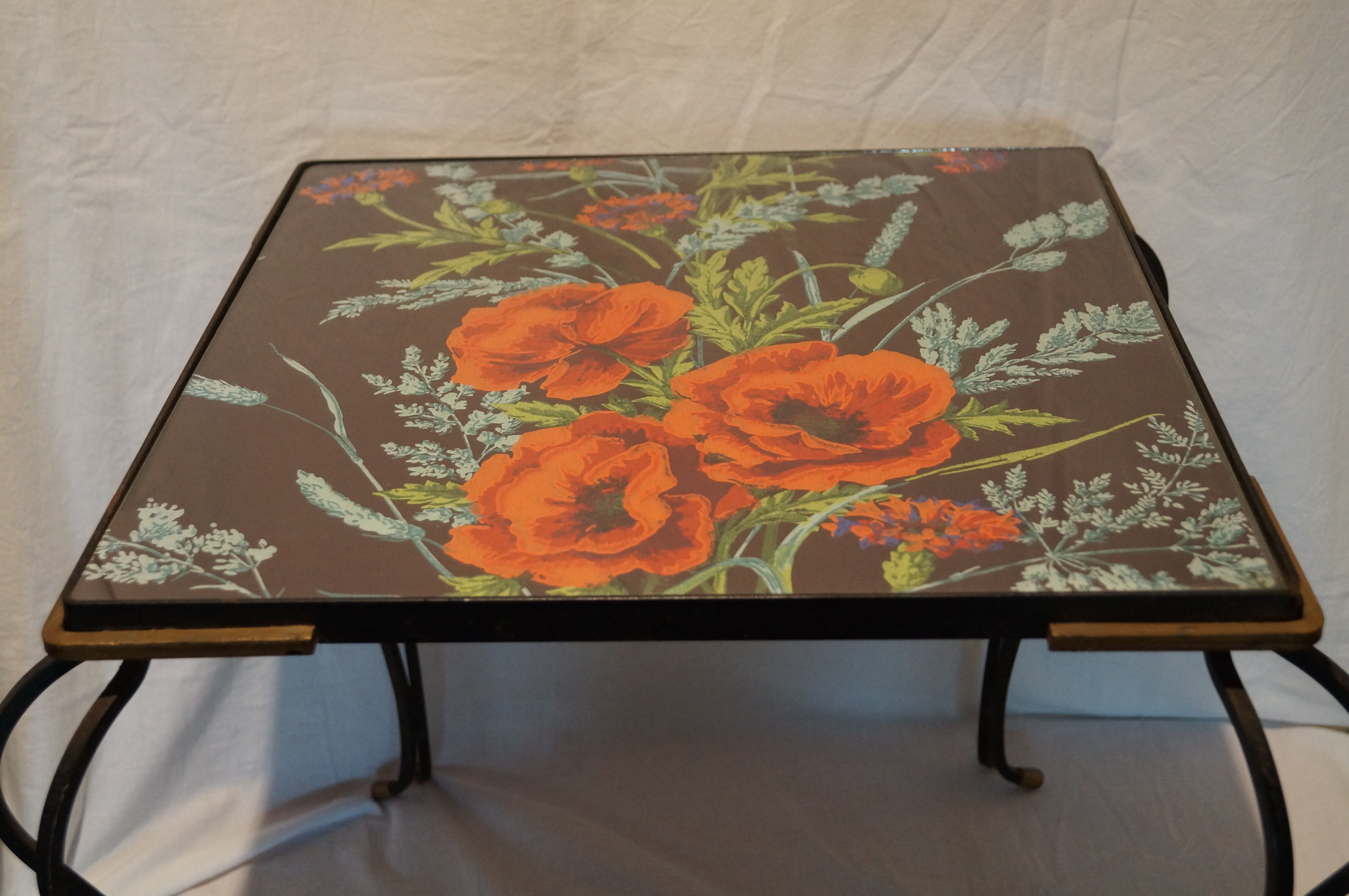 Vintage wrought iron table