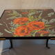 Table en fer forgé vintage