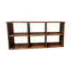 Antique pine storage cabinet with lockers