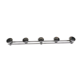 Vintage wall coat rack 70 to 5 Chrome hooks
