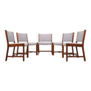 Ensemble de cinq chaises - danemark