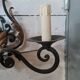 2 wrought iron sconces