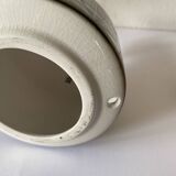 Earthenware lamp, braided fabric cable, 70s