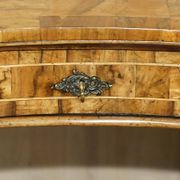Antique Italian writing desk in olive wood circa 1860