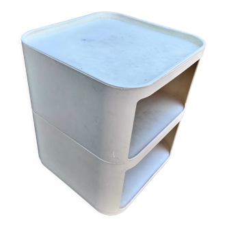 Meuble en plastique blanc 4970 de anna castelli, kartell