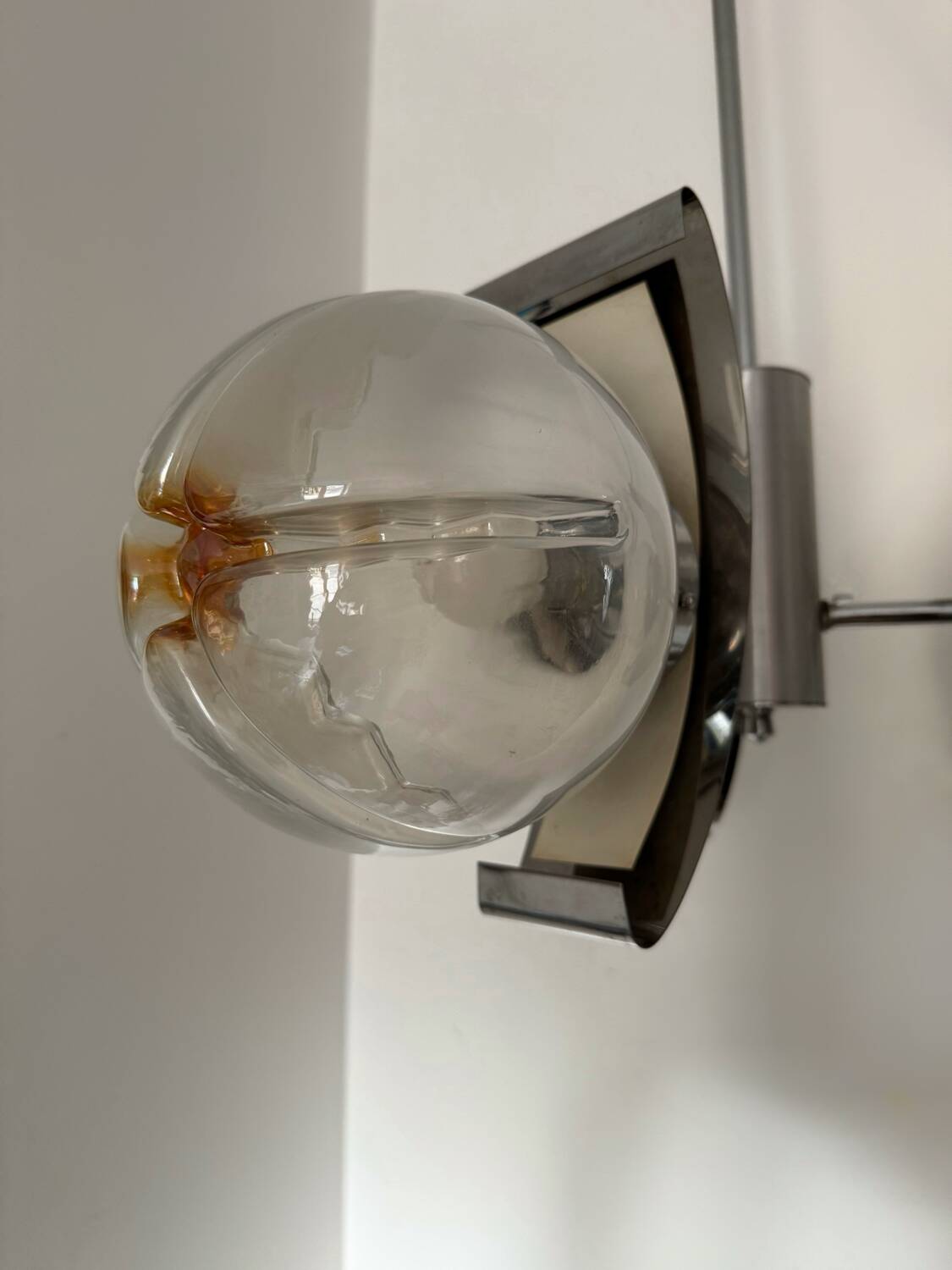 Lustre design Space Age style Mazzega années 70