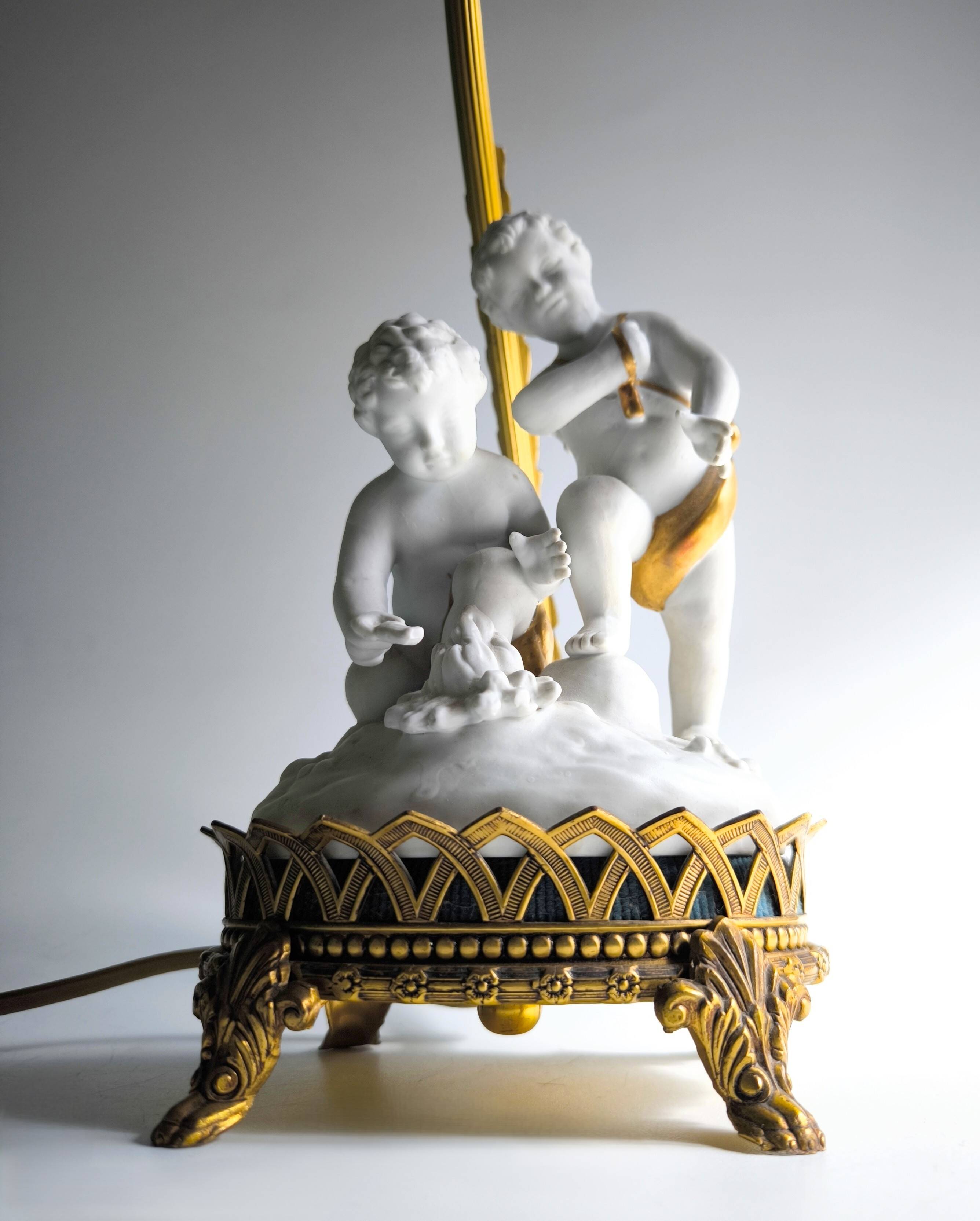 French lamp in Louis XV style