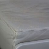 Vintage grey cow leather bauhaus design armchair by Ahrend de Cirkel