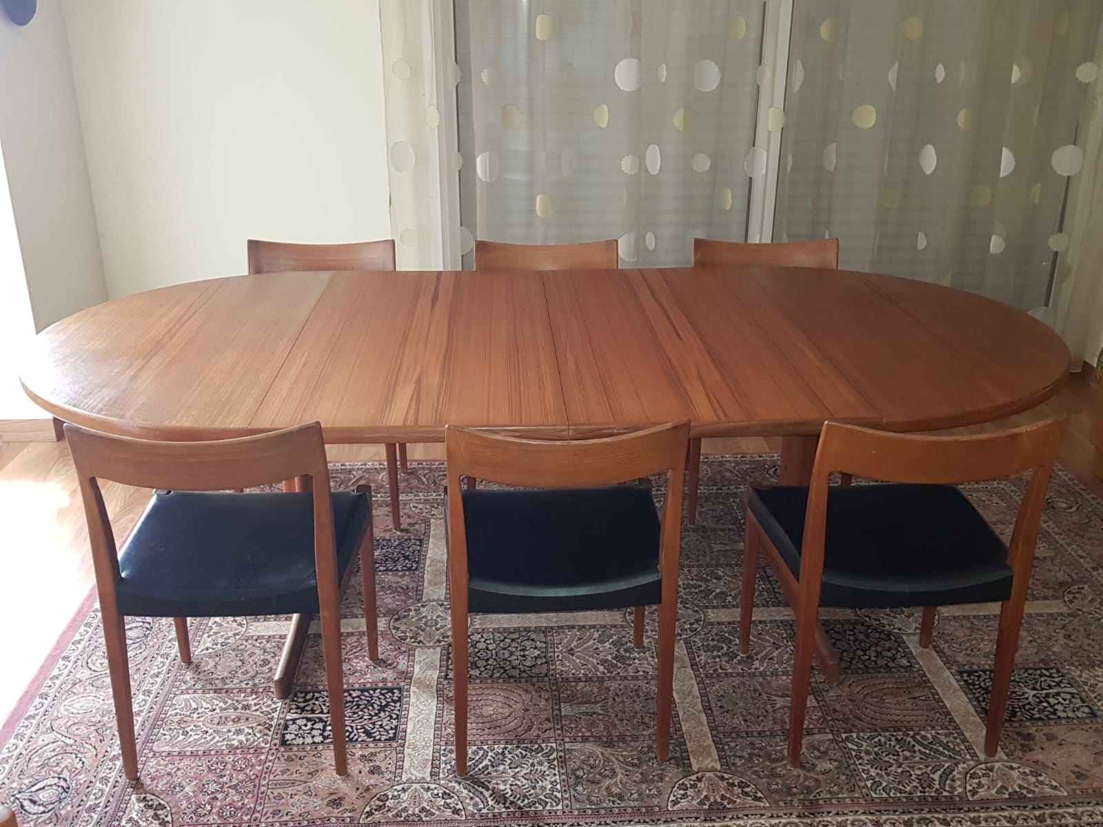 Scandinavian vintage dining room set