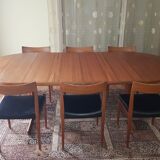 Scandinavian vintage dining room set