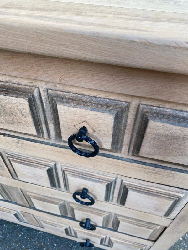 Commode espagnole rénovée en bois massif Navarro Argudo