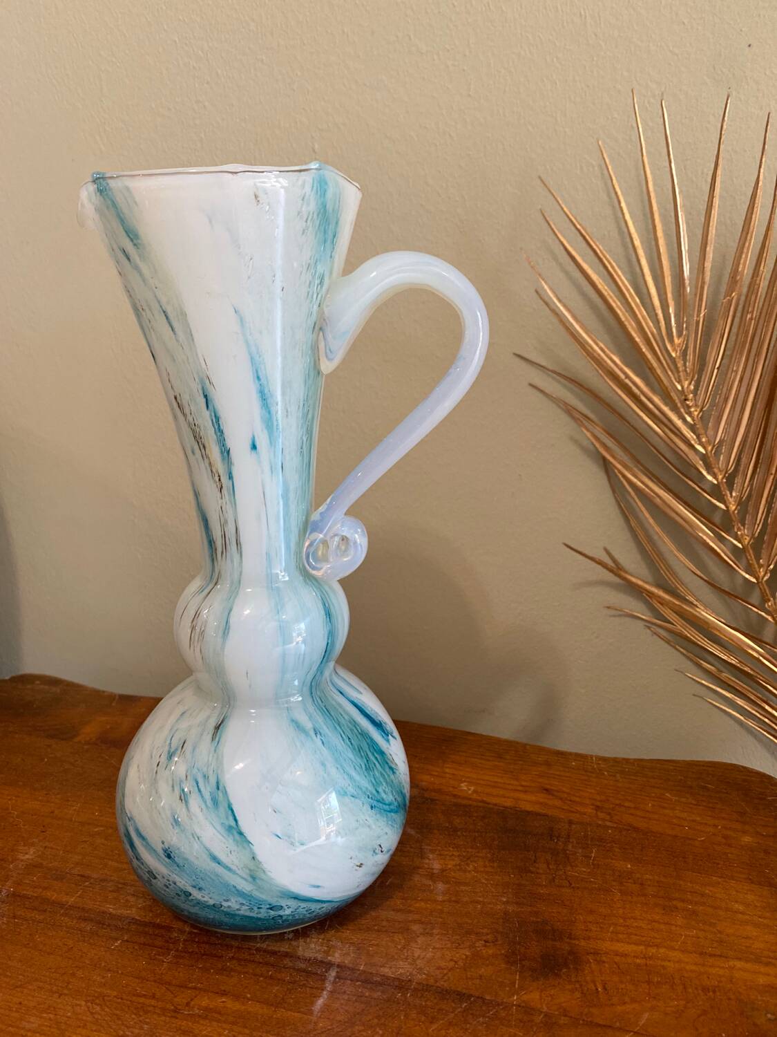 Murano blown glass vase
