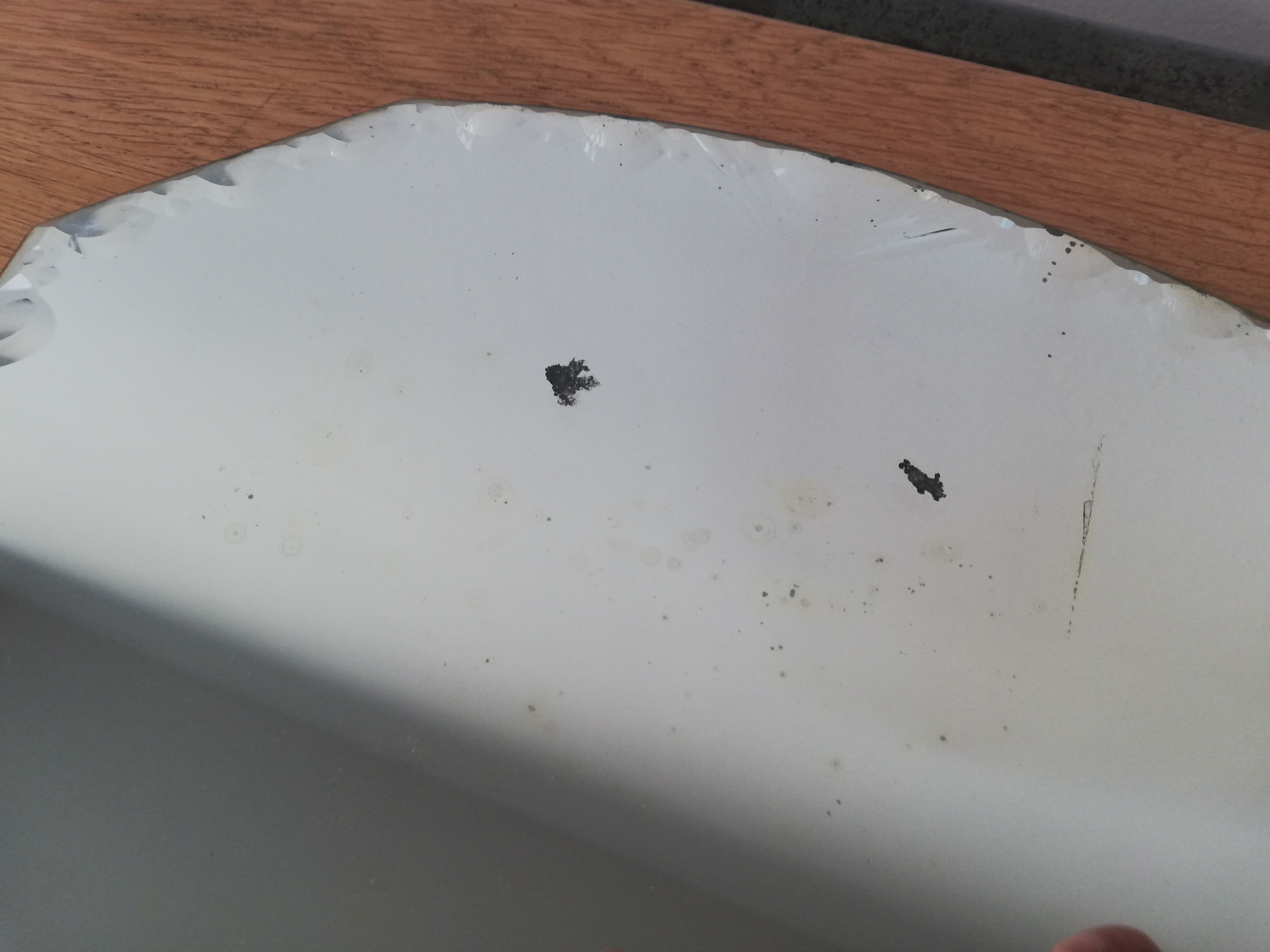 Vintage bevelled mirror