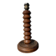 Art Deco wooden lamp base in the style of Charles Dudouyt.