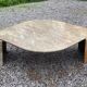 70s designer marble coffee table