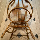 Rattan armchairs