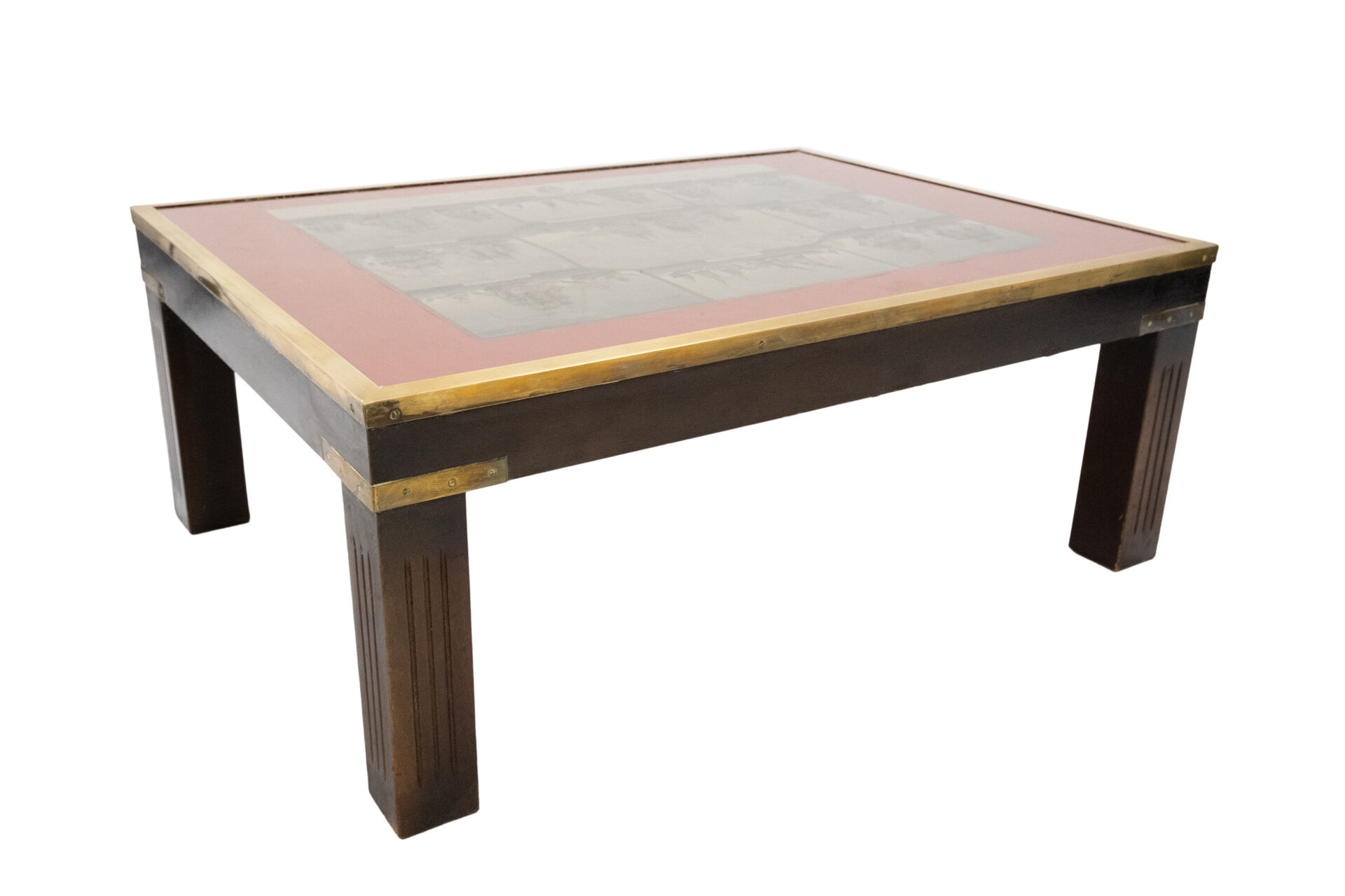 Table basse militaire « combat navals » Dom Joseph