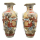 Paire de Vases Satsuma Japon debut XXe