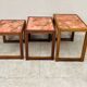 Table basse gigogne en marbre 1960
