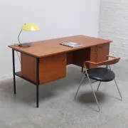 Minimalist freestanding desk by Günter Renkel for REGO, 1960s