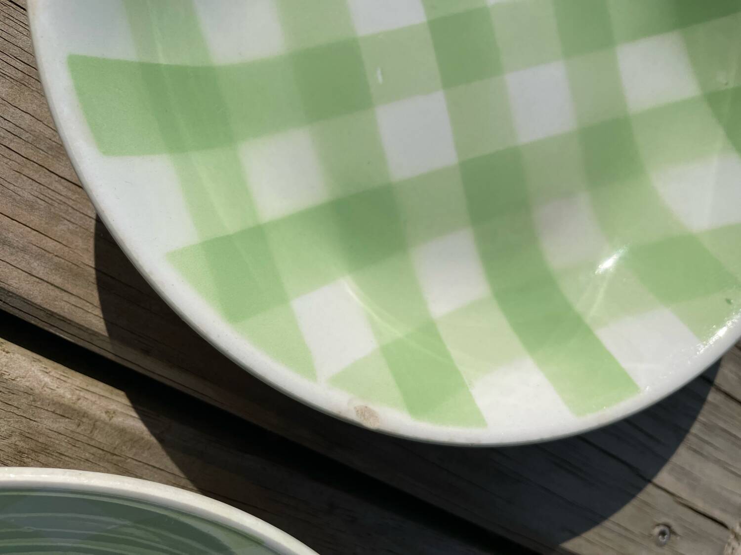 Set of 9 Digoin plates Scottish model