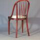 Chair/armchair Thonet No. A846, 1928/30, by Otto Prutscher, leather seat.