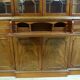 Scribanne bookcase in mahogany veneer English work of the twentieth century