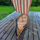 Wooden drakkar model