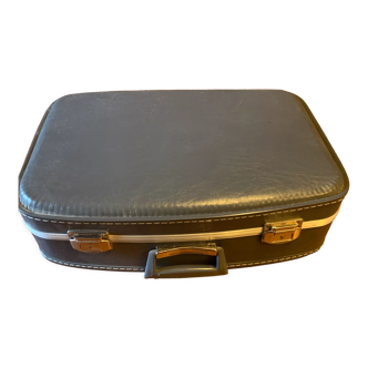 Gray suitcase called "stewardess" vintage seventies