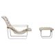 Ilmari Lappalainen "Pulkka" Lounge Chair and Ottoman, Finland, 1966