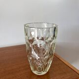 Round faceted vase geometric shapes art deco 1930s