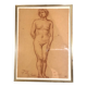 Nude academic sanguine woman, original signed work
