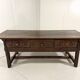 Brutalist antique Spanish coffee table 1880's