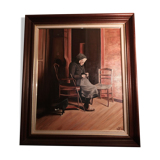 Painting on canvas "Inside"