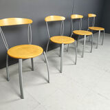 Vintage postmodern Italian dining chairs, 1990s