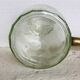 Vegetable vaporizer made of glass and brass