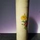 Old Vase Enamelled Sandstone Scroll Painting Decoration Vintage Flowers