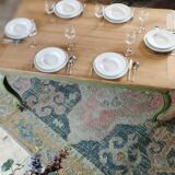 Olive green patinated table