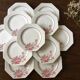 Set of 14 old porcelain plates