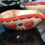 6 heart-shaped ramekins