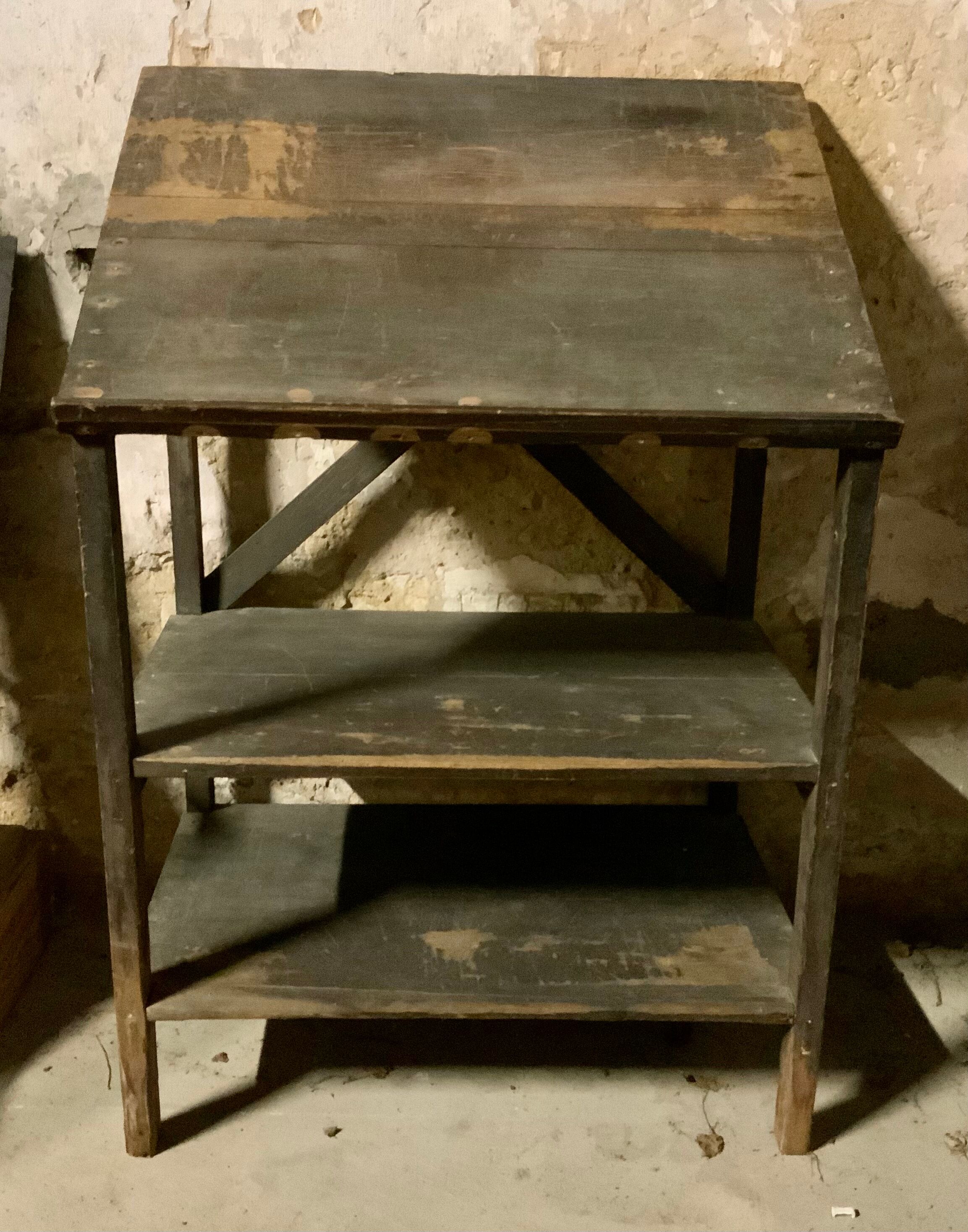 Desk cabinet, shelves Porte Casses XIXth