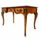 French flat desk in Louis XV style and bronze