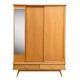 Vintage wardrobe with compass feet 1960