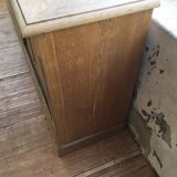 Enfilade meuble de métier chêne coulissant XL